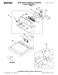 Diagram for 01 - Top And Console Parts