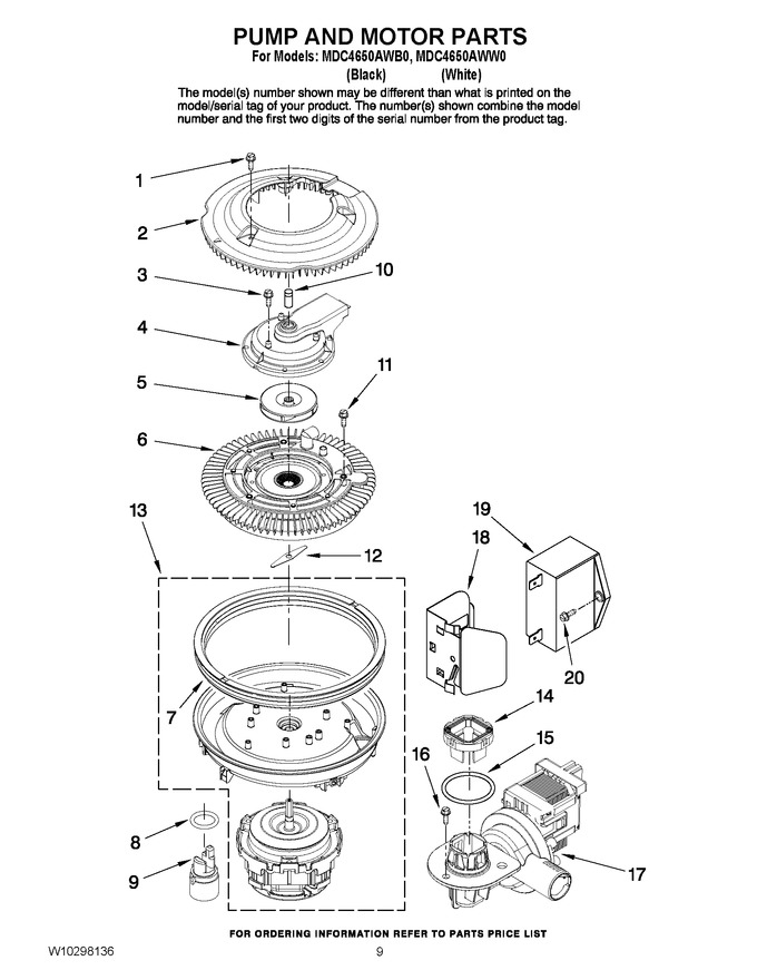 Diagram for MDC4650AWW0
