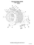 Diagram for 07 - Tub And Drum Parts