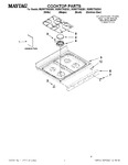 Diagram for 01 - Cooktop Parts