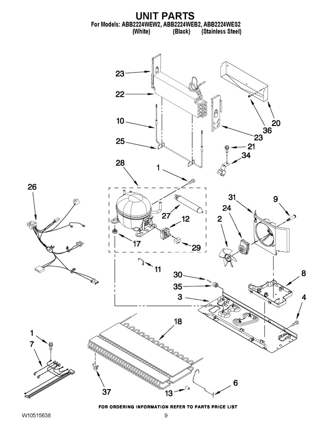 Diagram for ABB2224WEW2
