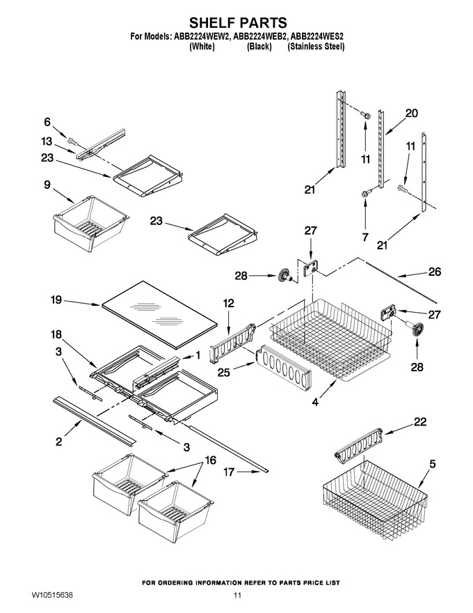 Diagram for ABB2224WEW2