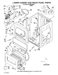 Diagram for 01 - Lower Cabinet And Front Panel Parts