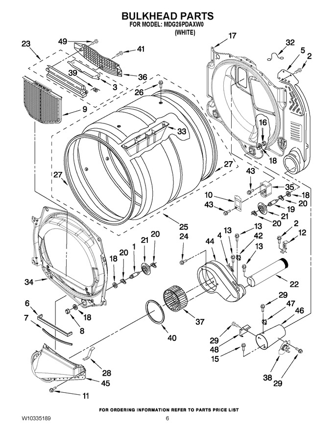Diagram for MDG25PDAXW0