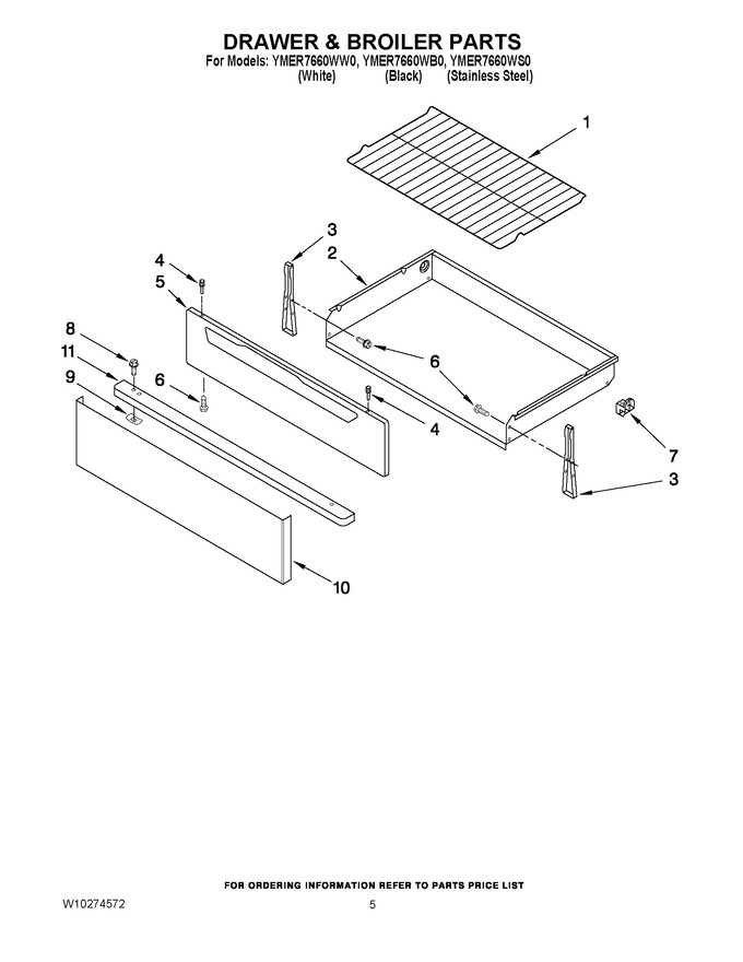 Diagram for YMER7660WW0
