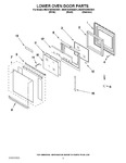 Diagram for 03 - Lower Oven Door Parts