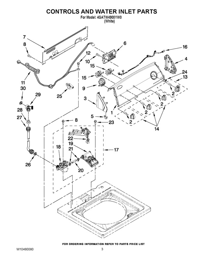 Diagram for 4GATW4900YW0