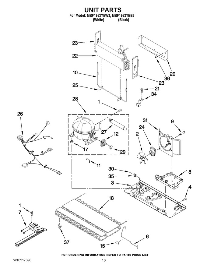 Diagram for MBF1953YEW3