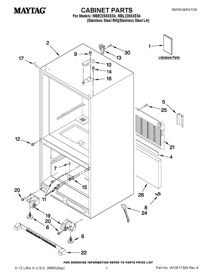 Diagram for MBL2258XES4
