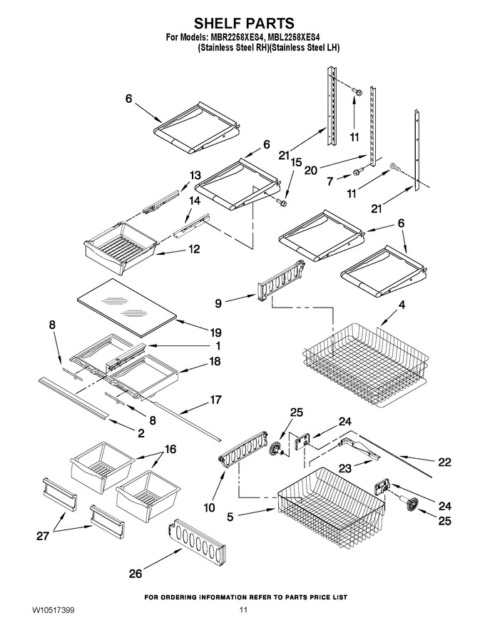 Diagram for MBR2258XES4