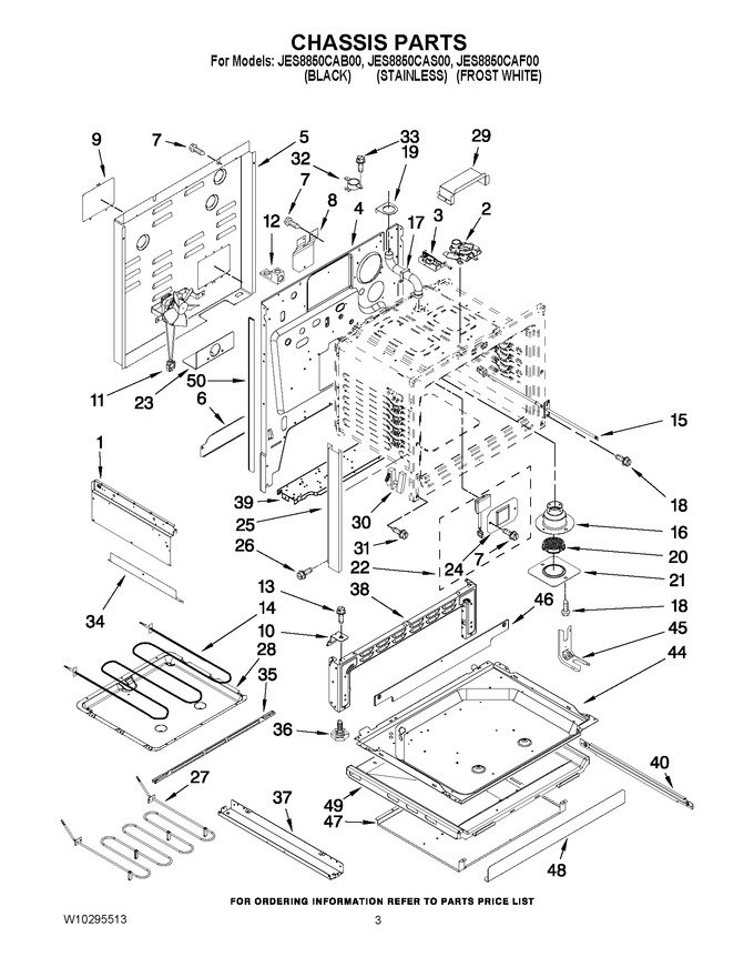 Diagram for JES8850CAS00