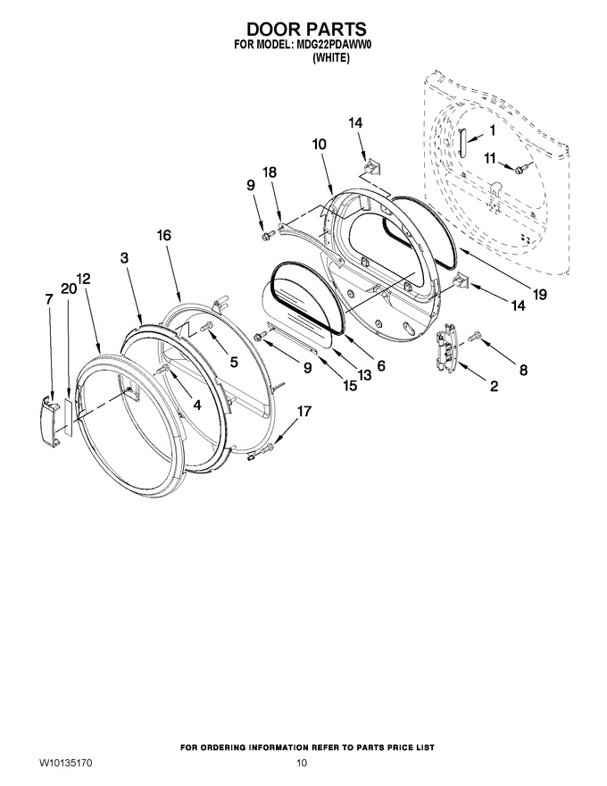 Diagram for MDG22PDAWW0