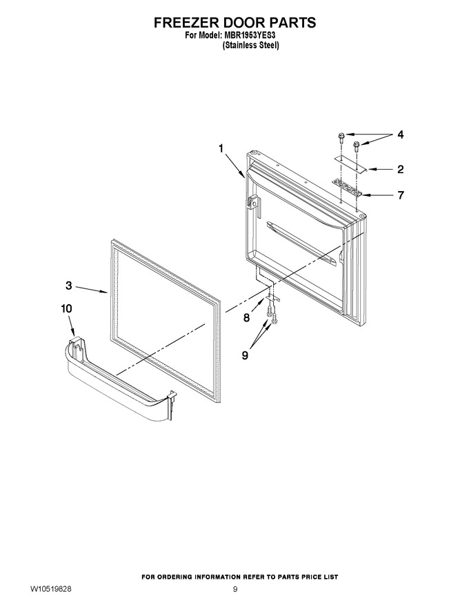 Diagram for MBR1953YES3