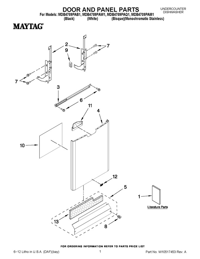 Diagram for MDB4709PAM1