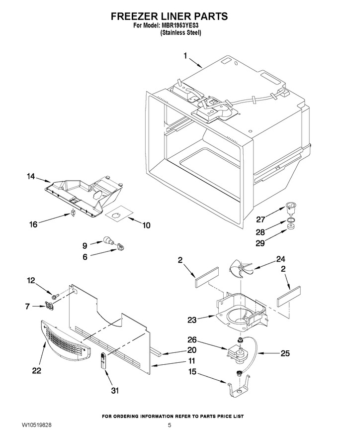 Diagram for MBR1953YES3