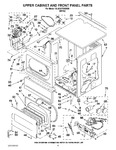 Diagram for 03 - Upper Cabinet And Front Panel Parts