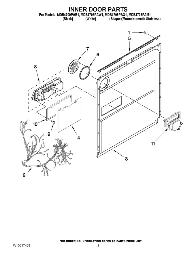 Diagram for MDB4709PAW1