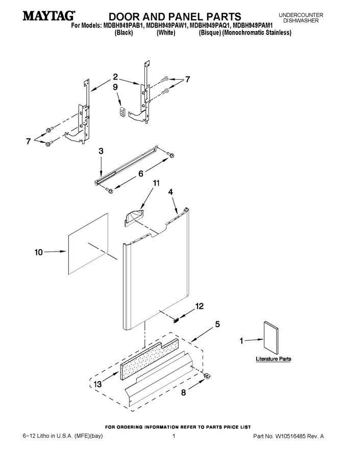 Diagram for MDBH949PAB1