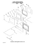 Diagram for 02 - Oven Door Parts