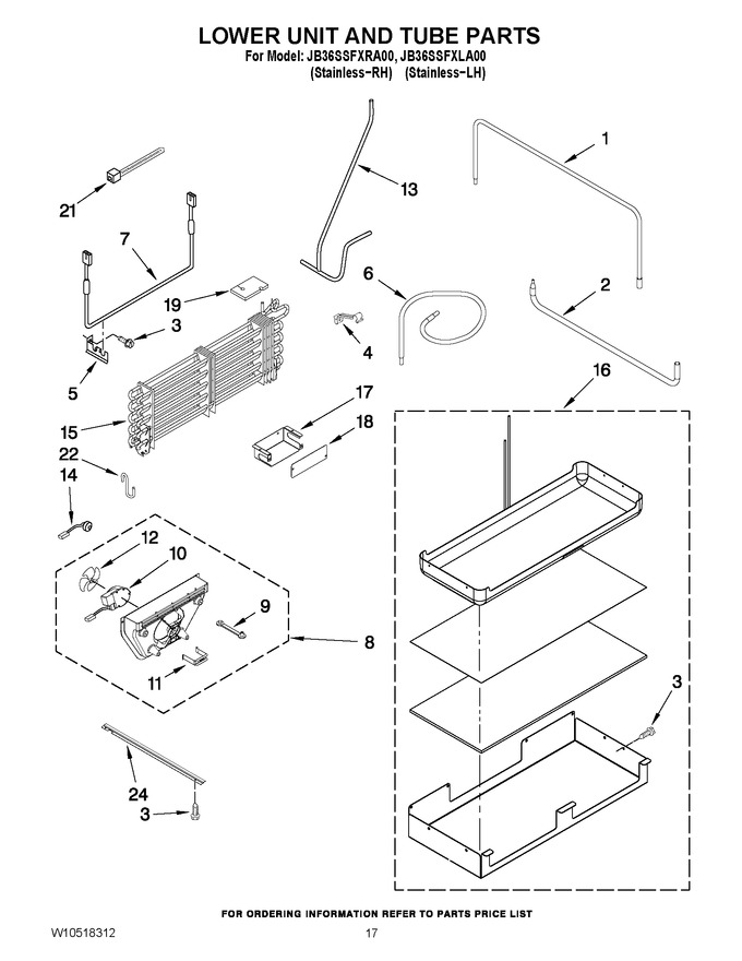 Diagram for JB36SSFXLA00