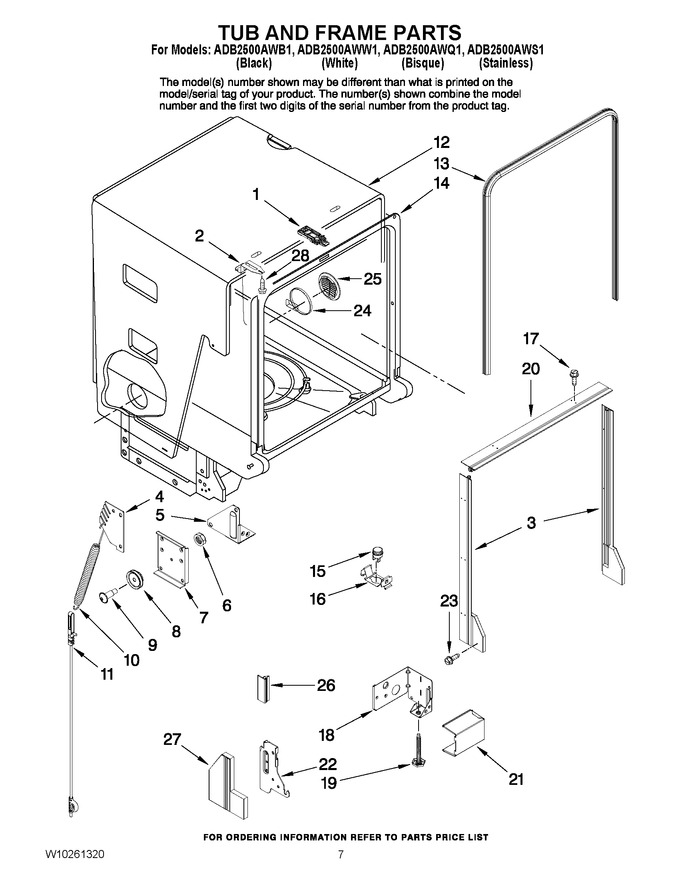 Diagram for ADB2500AWS1