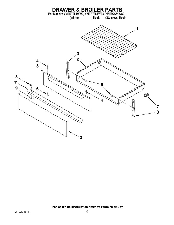 Diagram for YMER7651WB0