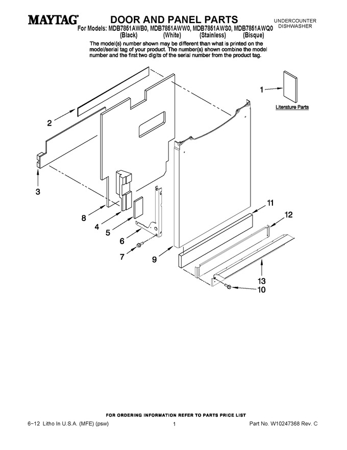 Diagram for MDB7851AWB0