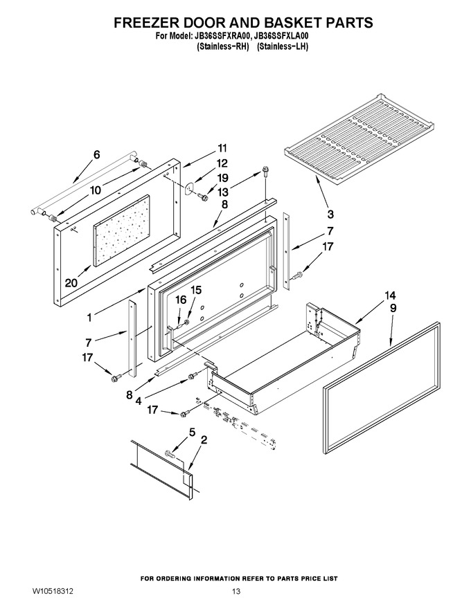 Diagram for JB36SSFXLA00