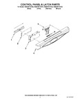 Diagram for 02 - Control Panel & Latch Parts