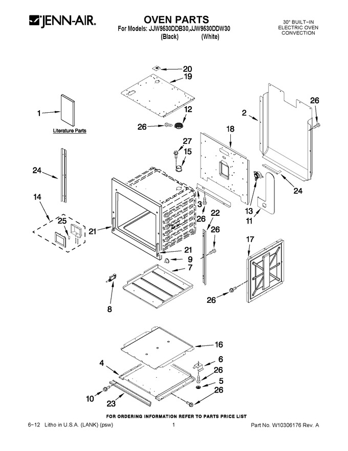 Diagram for JJW9530DDB30