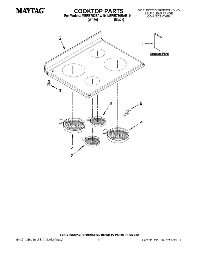 Diagram for MERB750BAW10
