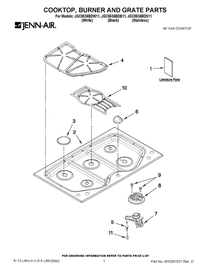 Diagram for JGC8536BDW11
