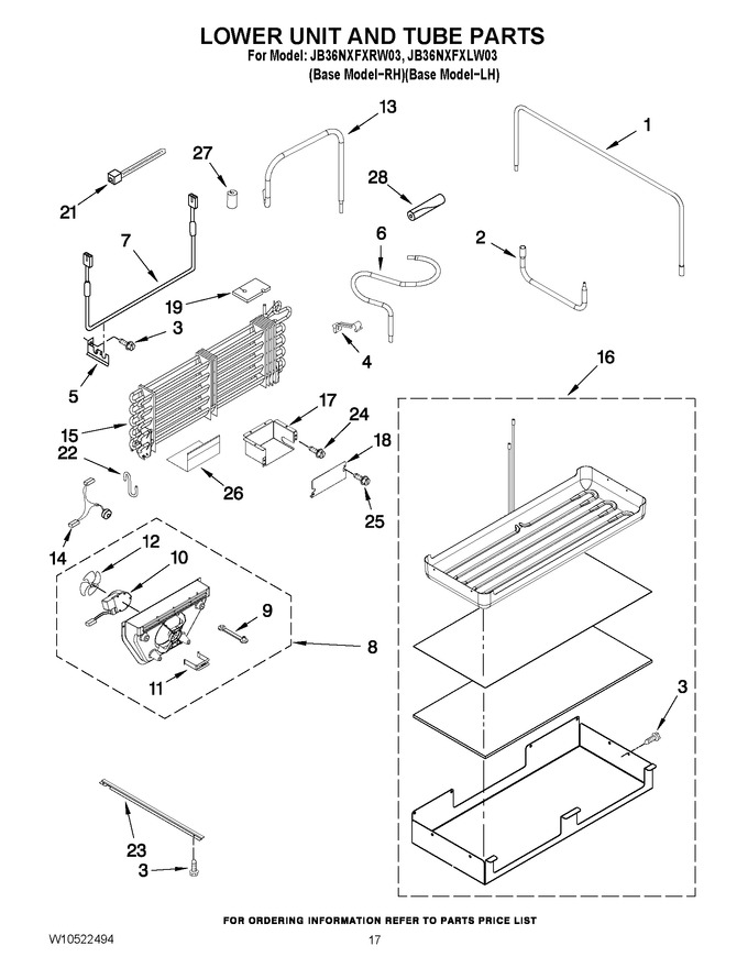 Diagram for JB36NXFXLW03