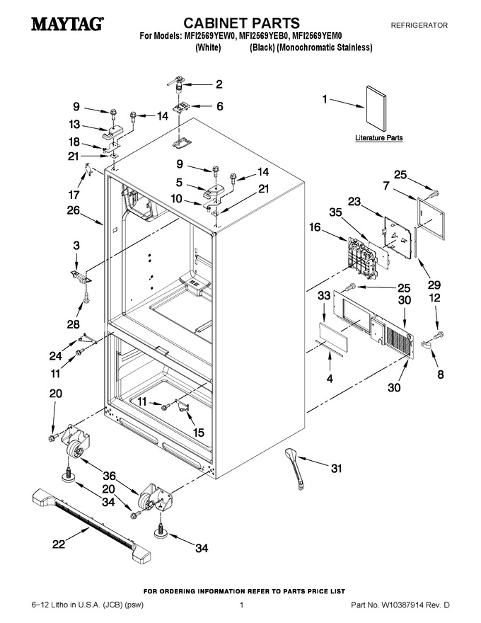 Diagram for MFI2569YEB0