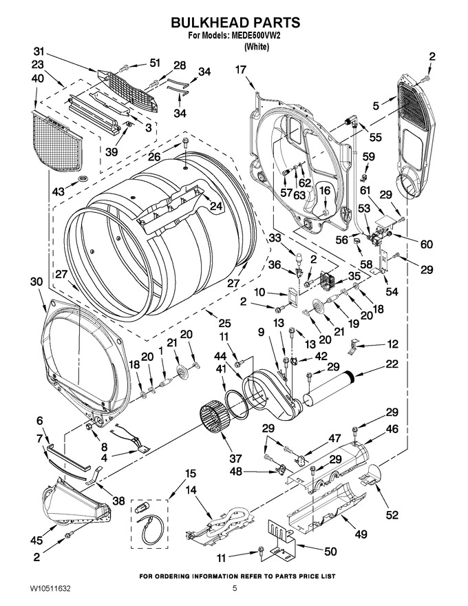 Diagram for MEDE500VW2