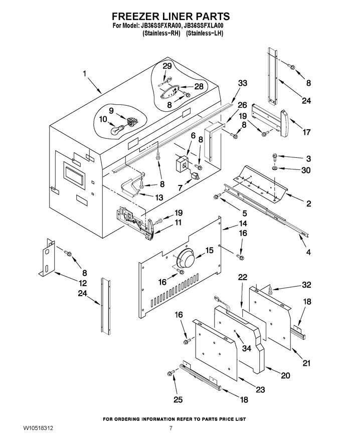 Diagram for JB36SSFXRA00