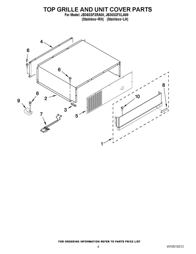 Diagram for JB36SSFXLA00