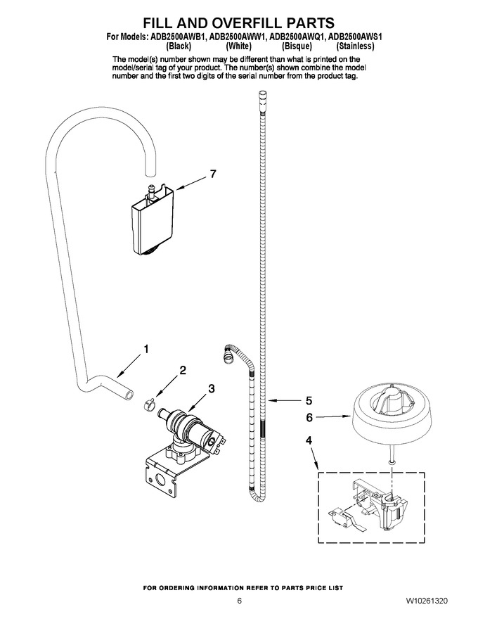 Diagram for ADB2500AWS1