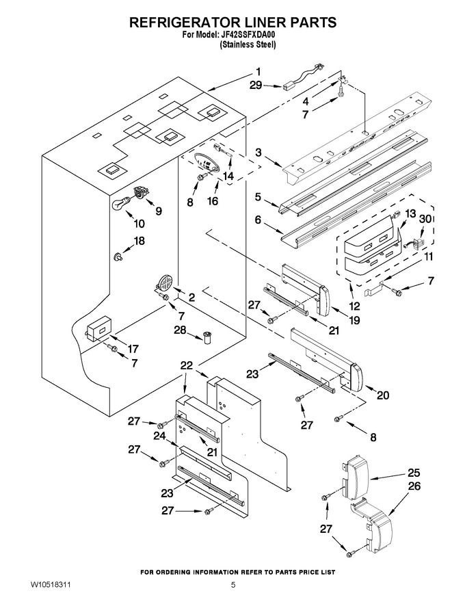 Diagram for JF42SSFXDA00