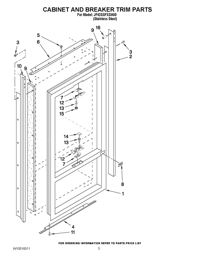 Diagram for JF42SSFXDA00