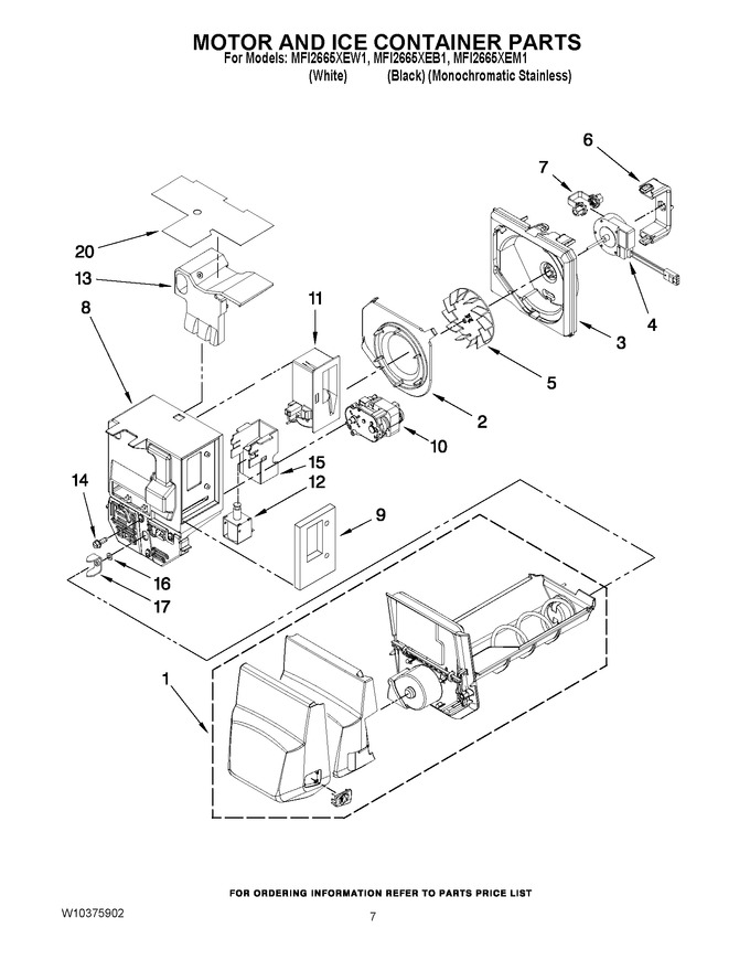 Diagram for MFI2665XEW1