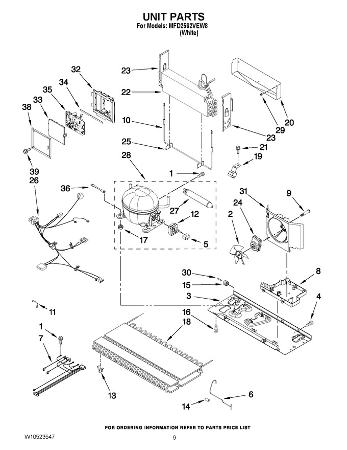 Diagram for MFD2562VEW8