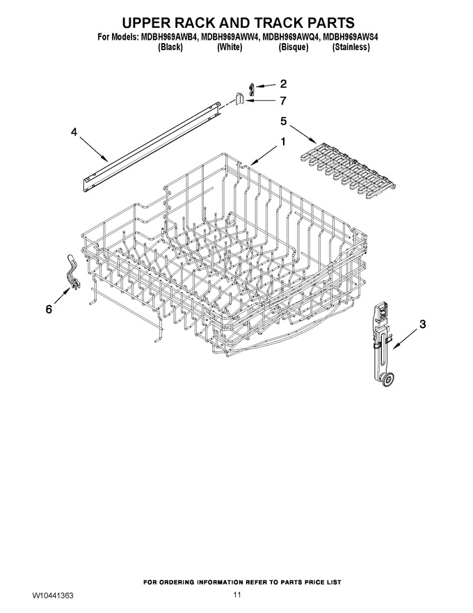 Diagram for MDBH969AWB4