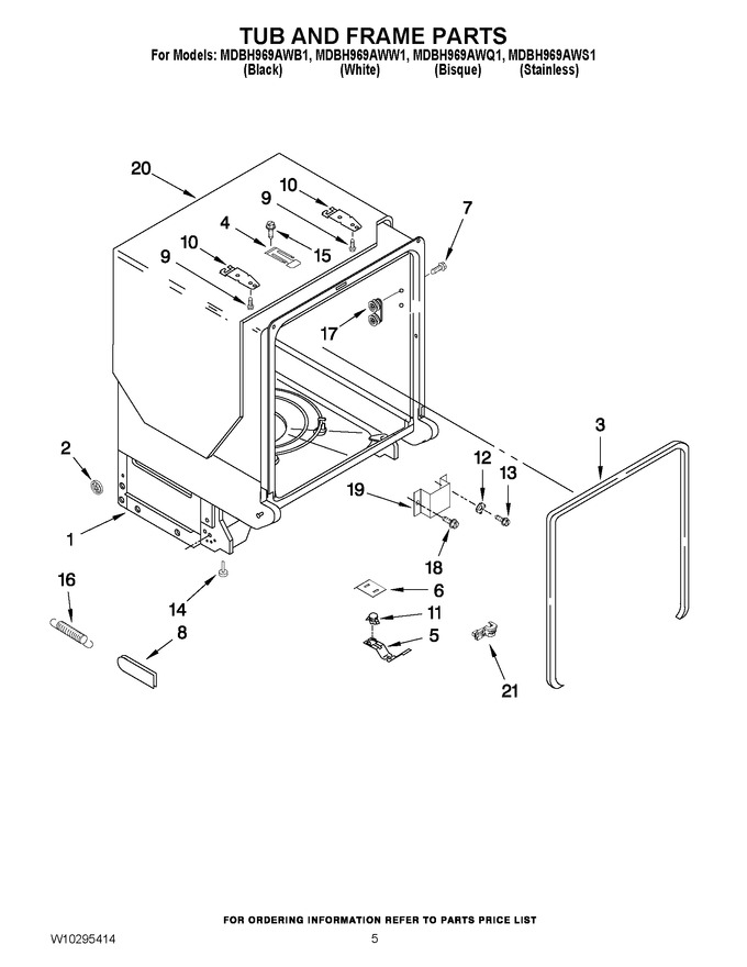Diagram for MDBH969AWB1