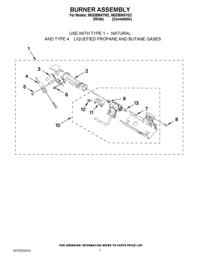 Diagram for MGDB950YW2
