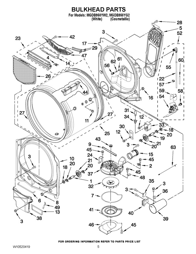 Diagram for MGDB950YW2