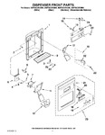 Diagram for 08 - Dispenser Front Parts