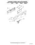 Diagram for 02 - Control Panel And Latch Parts