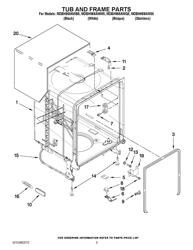 Diagram for MDBH969AWQ5