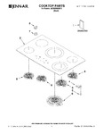Diagram for 01 - Cooktop Parts